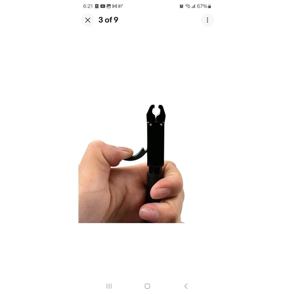 TruFire Toro Black With Wrist Strap Single Caliper Release Aid